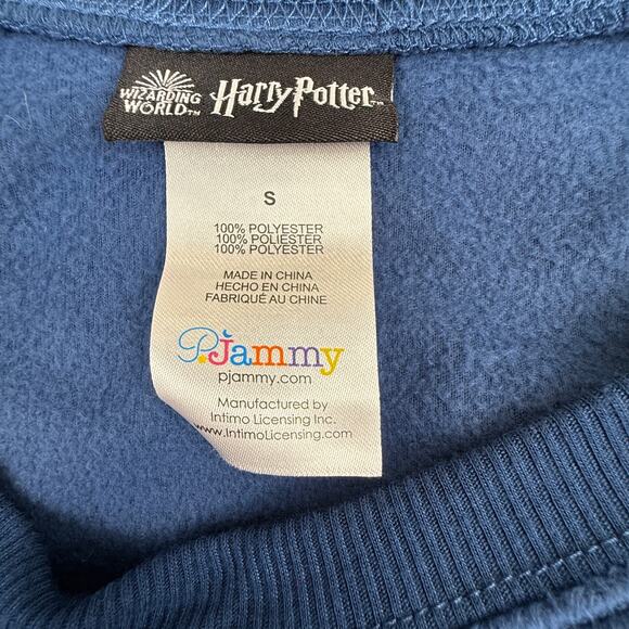 Harry Potter Ravenclaw Fleece Sweatshirt Women's Small Blue Wizarding World - Picture 7 of 9